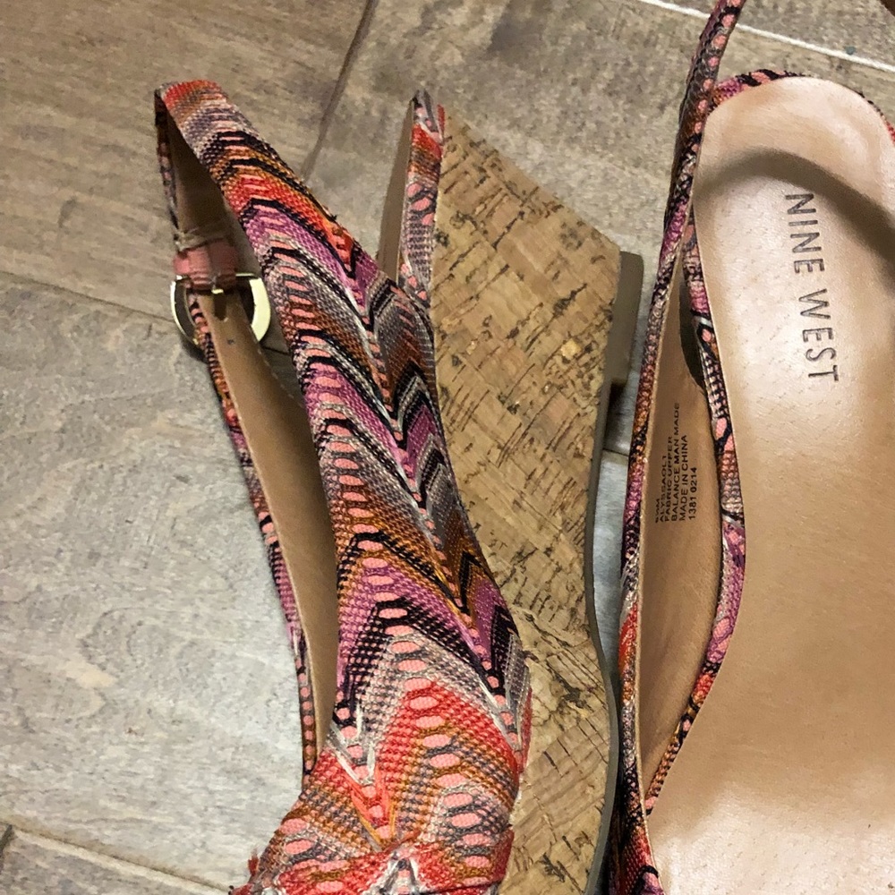 multi colored sandals